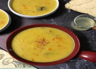 طرز تهیه سوپ زعفرانی تبریزی