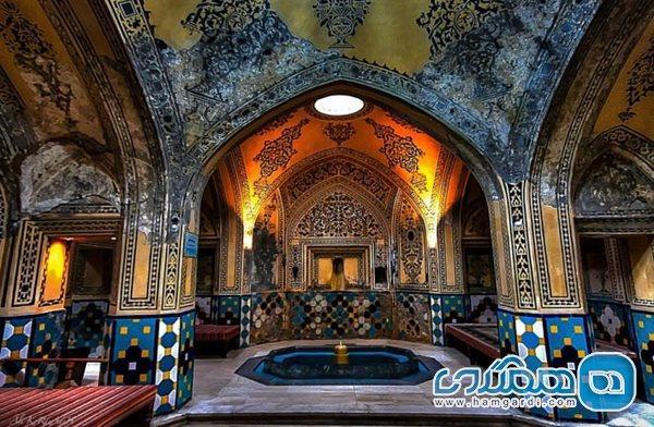 حمام سلطان امیر احمد ، یکی از زیباترین حمام های تاریخی ایران